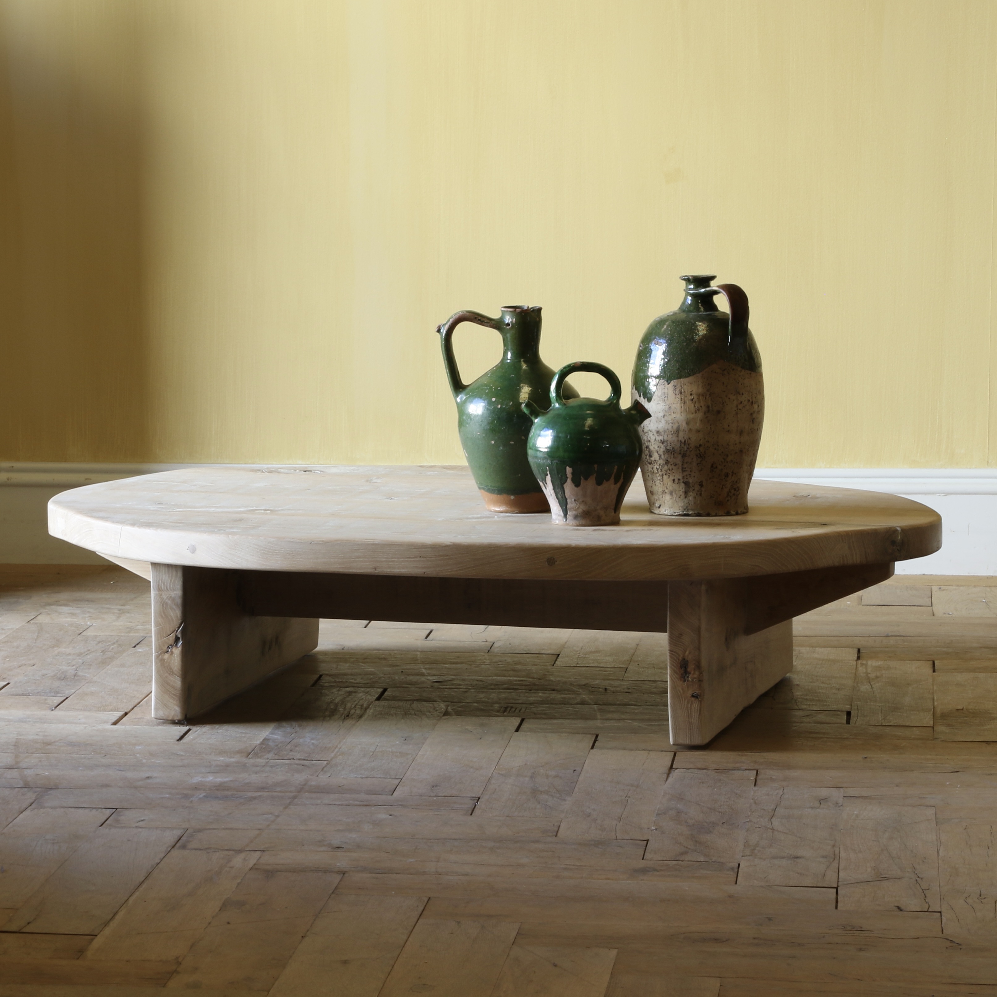 Oval Wabi Sabi in White Wash